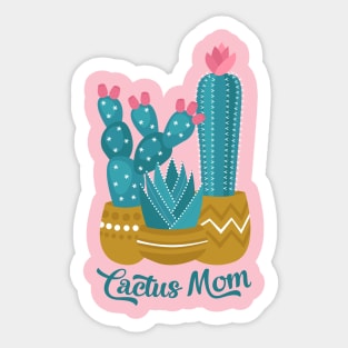 Cactus Mom Sticker